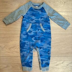 3/$30 BabyGAP Blue Camo One-piece